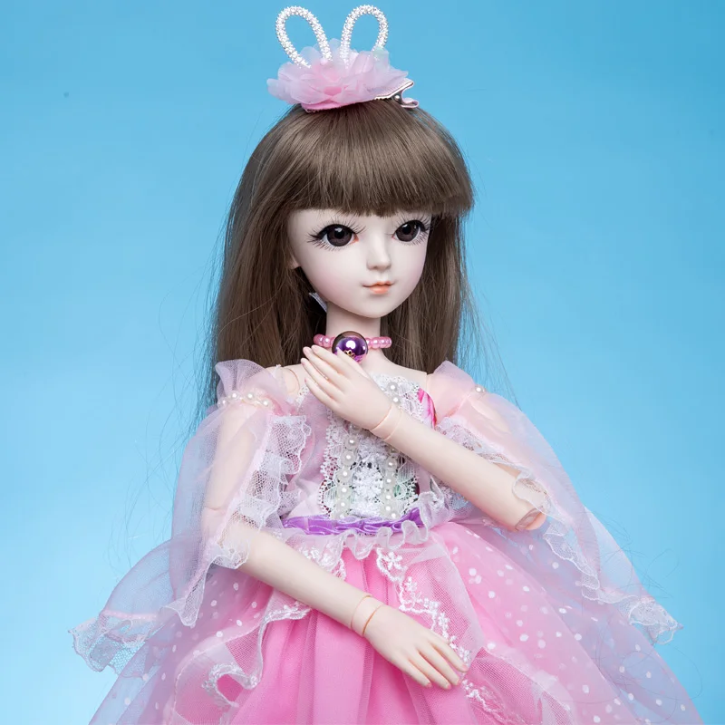 Принцесса Анна 1/3 60 см BJD SD кукла с платьем парики Shose шляпа для макияжа красивая