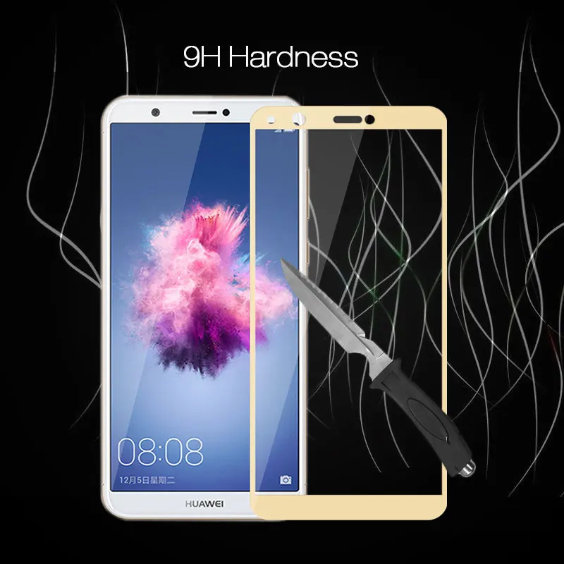 Закаленное стекло Защитная пленка для huawei P Smart FIG-LX1 полное покрытие 9H Flim Для huawei PSmart 5,65 дюймов защита экрана