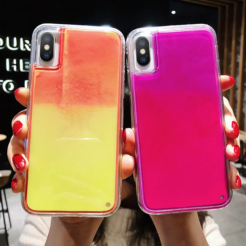 Чехол для iPhone 11 11Pro Max X Xs Xr 7 8 Plus 6 6s светящийся силиконовый чехол Capinha Capa ipone ip Coque Fundas