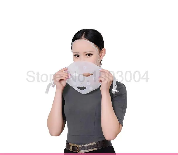 Портативная съедобная силикагель-маска для зарядки машина красота вибрационный