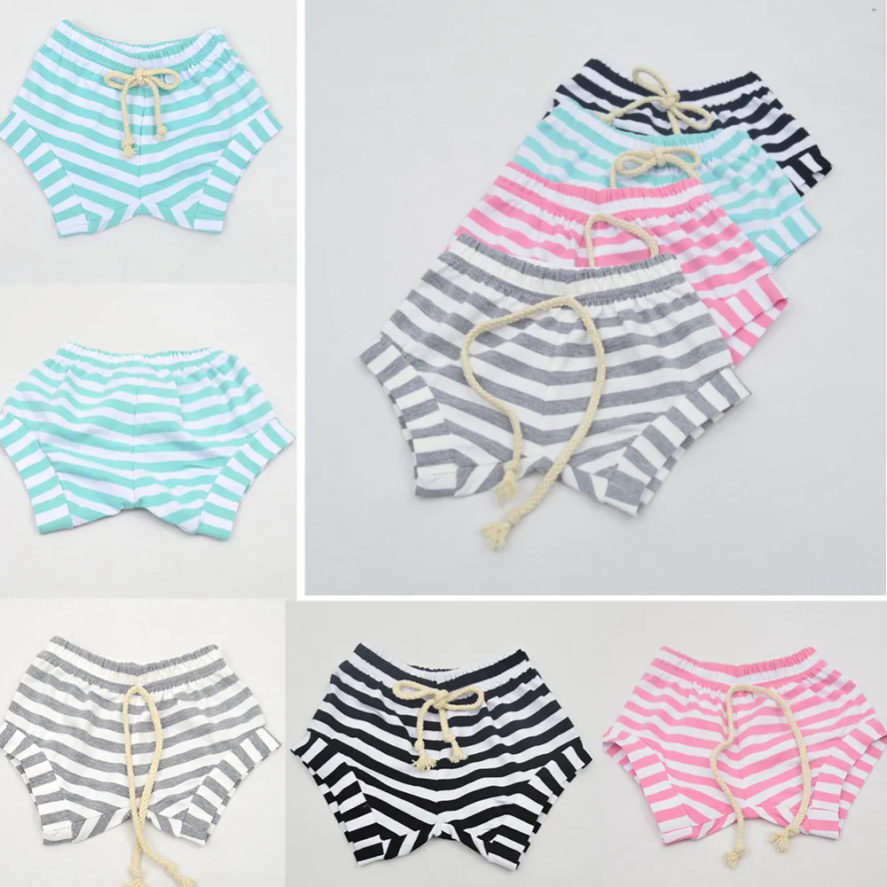 С переплетенными ремешками популярная Красивая Лето 2016 Детские Шорты PP с висячим