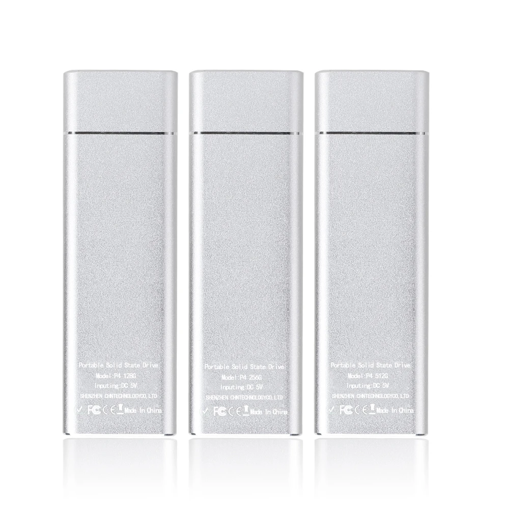 Zheino Mini Внешний SSD M.2 2280 128 ГБ 256 512 type C портативный жесткий диск USB с 2 кабелями для ПК