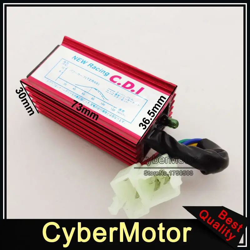 Красная 6 контактная Коробка зажигания AC CDI для 150cc 160cc 200cc 250cc питбайк Мотоцикл ATV