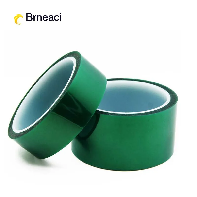 Brneaci PET зеленая высокотемпературная термостойкая клейкая лента Гальваническая