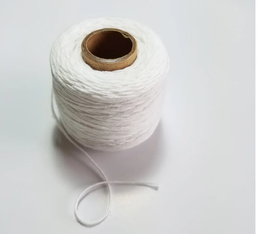 Из хлопчатобумажного каната 150 м/рулон 4Ply пряжа шпагат тонкие Шнуры нить для вечерние подарок Свадебная Упаковка украшения ручного вязания «сделай сам»