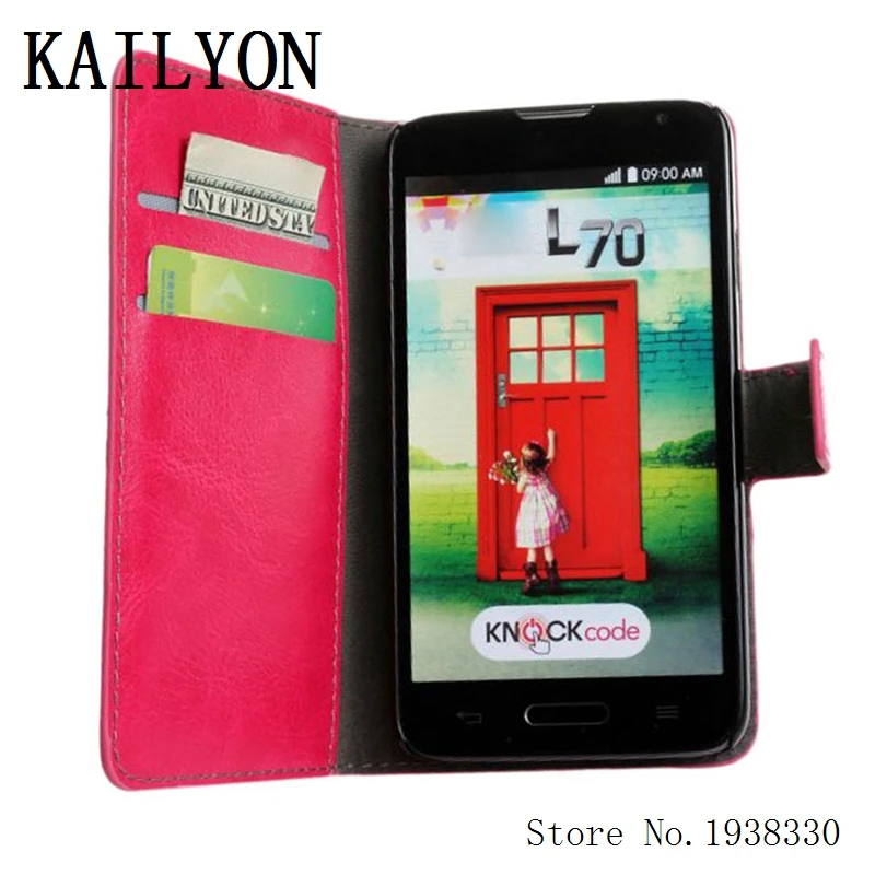 KAILYON для LG Optimus L70 чехлы телефонов высшего качества с полосками Crazy Ma чехол lg l70 d325