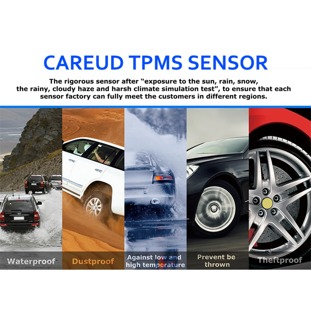 Универсальный автомобильный TPMS система мониторинга давления в шинах дисплей внутренние противоугонные датчики монитор давления в шинах в режиме реального времени TPMS U903