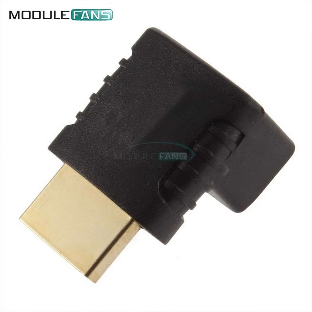 Для HDMI-совместимого штекера для кабеля с женской резьбой под углом адаптера HDTV