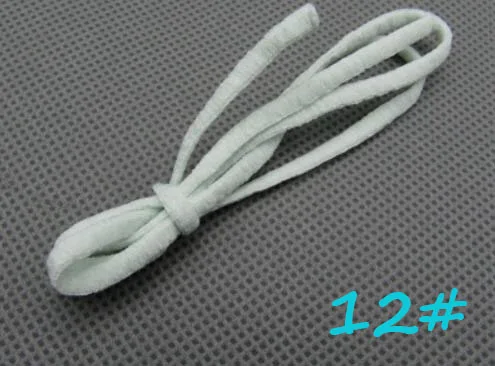 DIY маска швейный материал аксессуар плоский, круглый мягкий белый, черный узкий твердый/полый эластичный ремешок 15 метров S0490L - Цвет: NO12