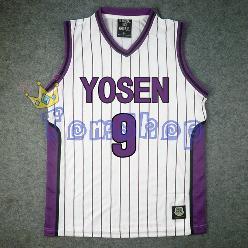 Аниме KUROKO'S Баскетбол Kuroko no Basuke Косплей Yosen школа #9 мурасакибара atсуши