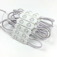 100pcslot dc 12v waterproof 2835 1 2w injection molding led module led advertising light cool white for diy lamp