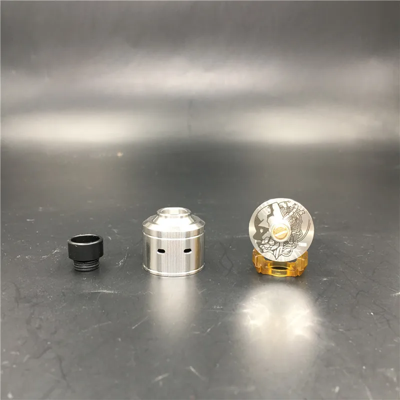 

HOT Hadaly citadel RDA Atomizers With 510 Mod 22MM Diameter Wide Bore Drip Tip Electronic Cigarette Huge Vapor Atomizers