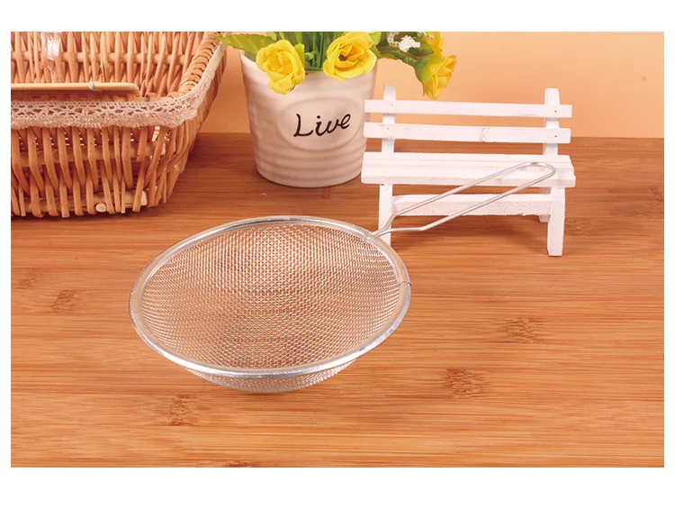 1 шт. Новый проволочный фильтр для масла с тонкой сеткой сито муки решето-дуршлаг