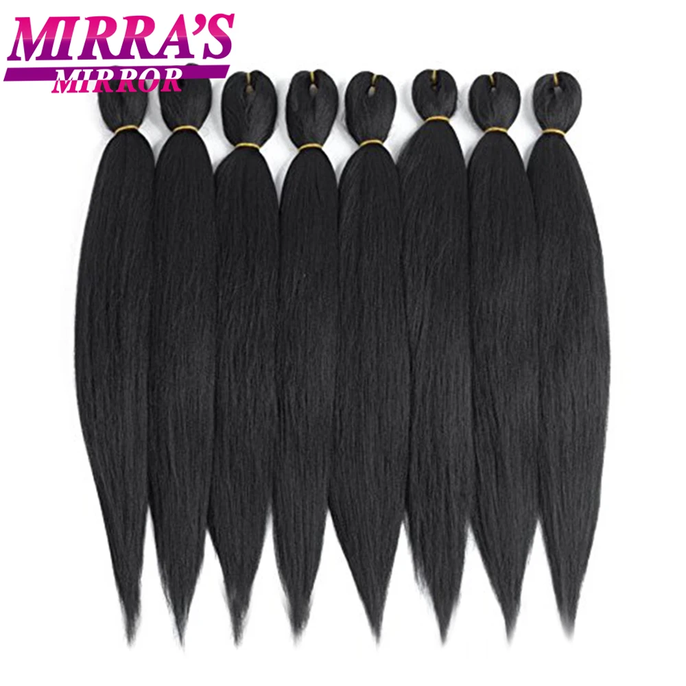 Mirra's Mirror Jumbo косы волос 2" 26" Ombre плетение волос 2 тона синтетическое плетение волос для вязаный крючком горячей воды набор