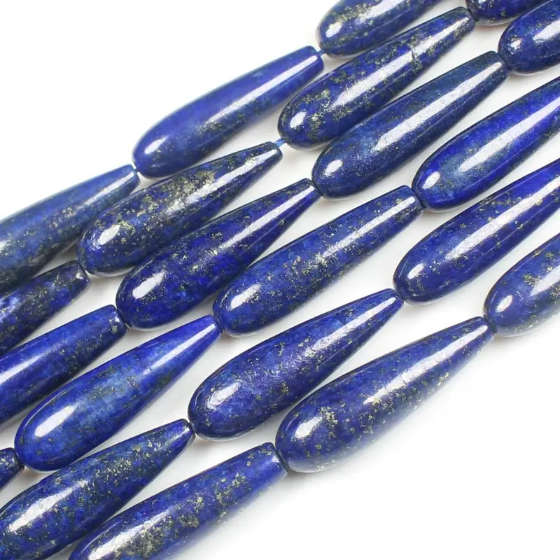8x30mm 12pcs Лазурит круглая форма капли воды 8-30 мм бусины 15 дюймов, для рукоделия ожерелье браслет ювелирных изделий - Цвет: 8x30mm 12pcs