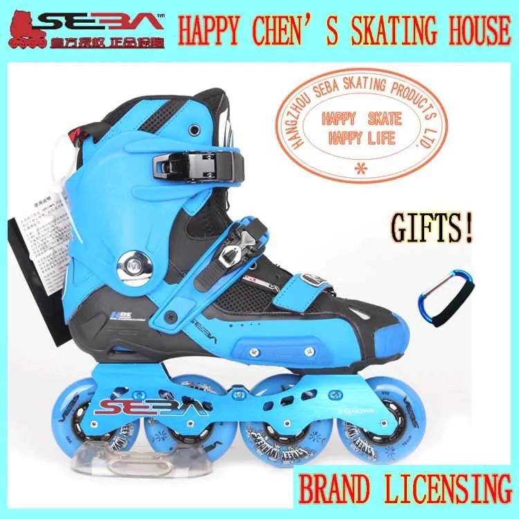 Japy Skate SEBA высокий светильник HL для взрослых роликовые коньки скольжение слалом FSK Patines Adulto - Цвет: BLUE
