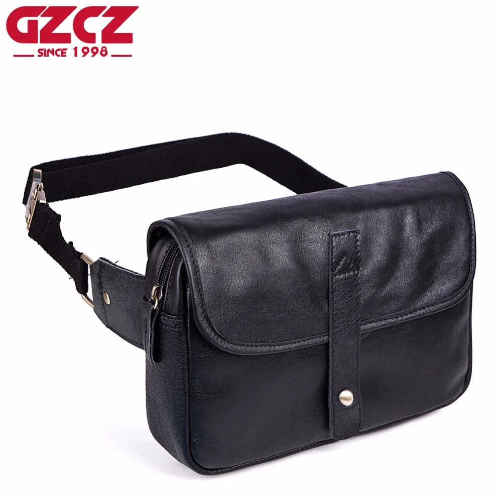 GZCZ мужские сумки из натуральной кожи деловые портфели сумка через плечо