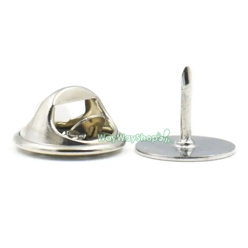 25 наборов 10 мм накладки Зажимы для галстука круглые кожаные ручки рукоделия