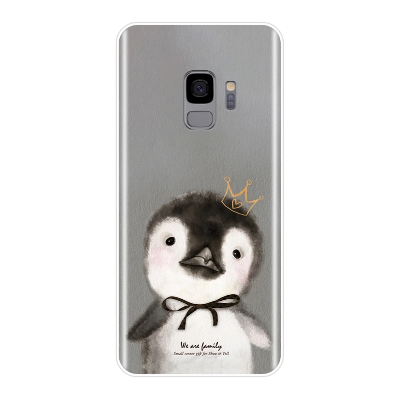 Мягкая задняя крышка для samsung Galaxy S5 S6 S7 Edge S8 S9 Plus розовый поросенок Медведь чехол для телефона силиконовый для samsung Galaxy Note 4 5 8 9 - Цвет: No.8