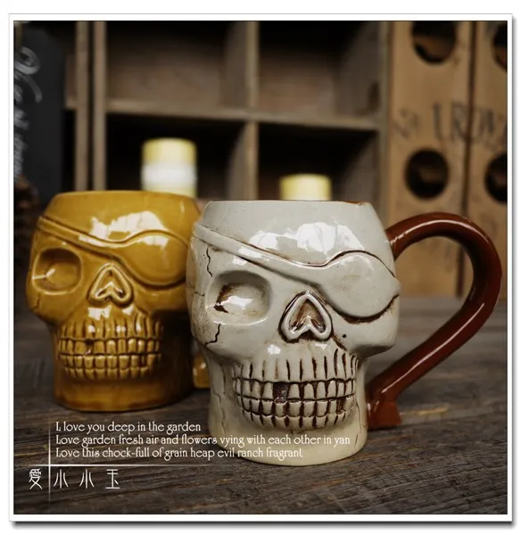 Популярная американская коллекция украшения для бара в виде черепа чашка Тики