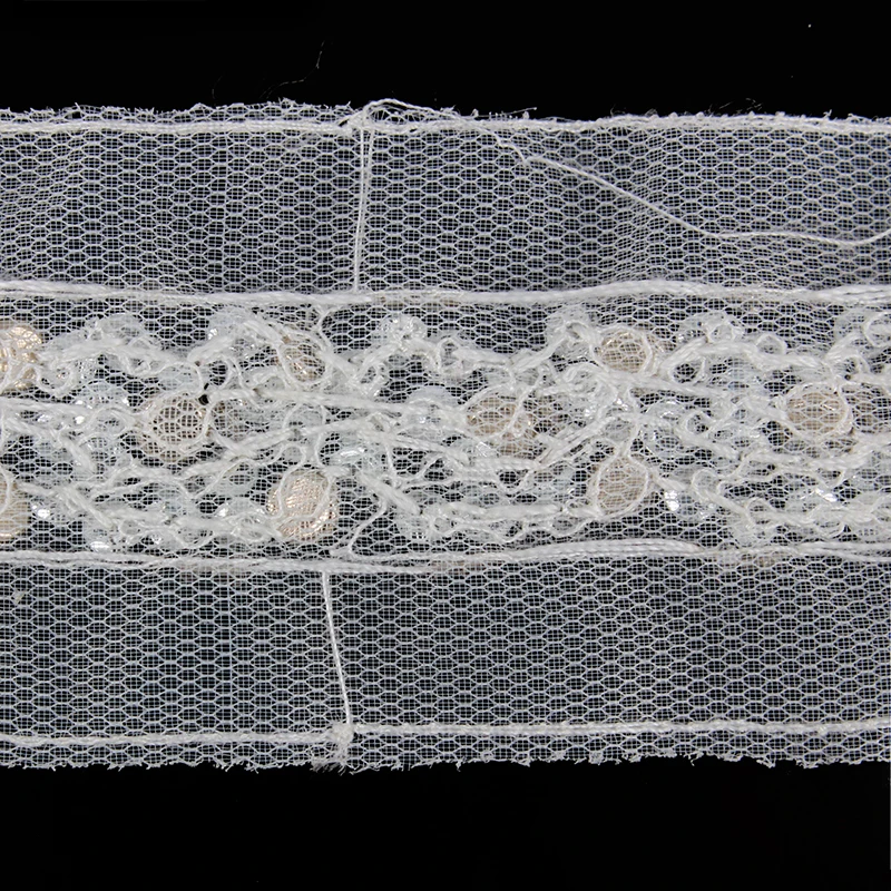 5 ярдов плетеный из бисера отделка блестками и заклепками кружевная лента для