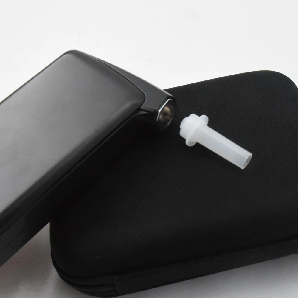 

Alcohol Tester Electrochemical Breathing Portable Alcohol Tester Mouthpiece Professional Breathalyzer Exquisite Packaging Box