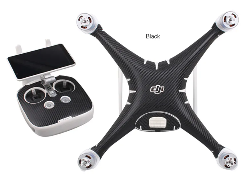 Наклейки из углеродного волокна для DJI Phantom 4 PRO и Phantom 4 PRO+ Корпус дрона и пульт дистанционного управления камеры наклейки на Дрон
