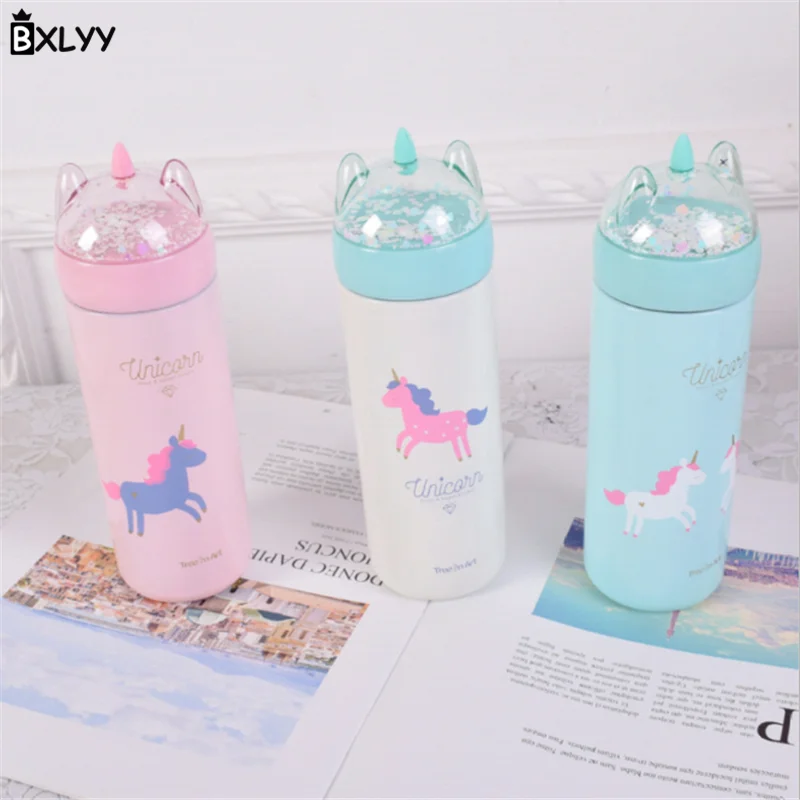 BXLYY300ml креативный термос с единорогом аксессуары для украшения дома Новогодние