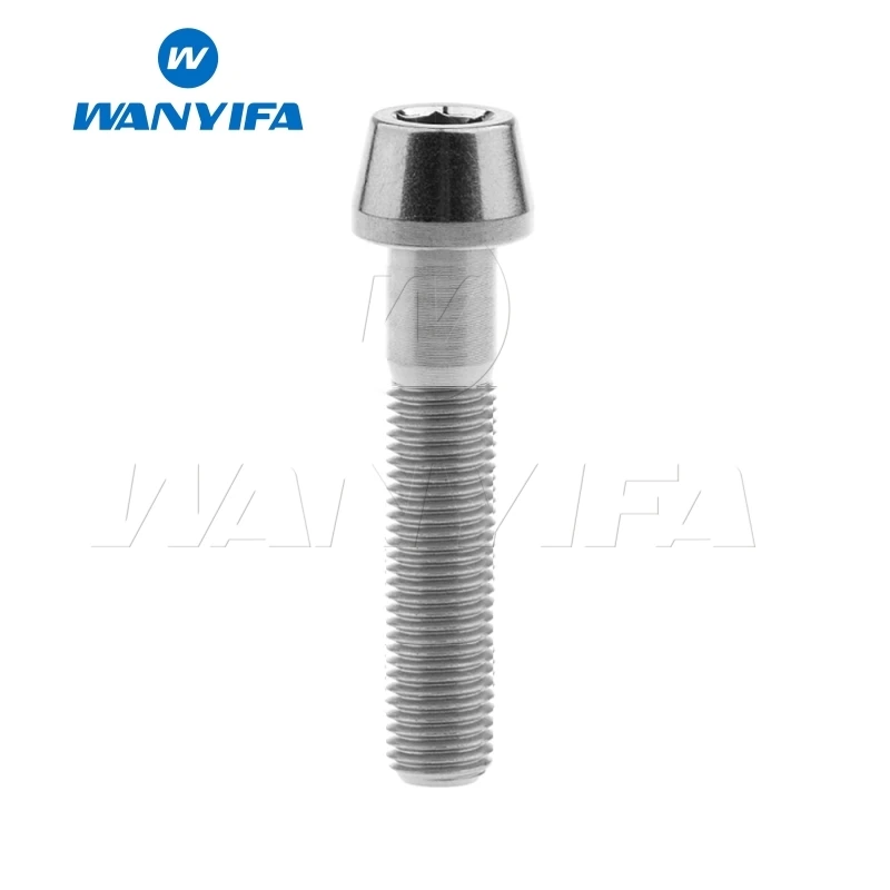 Wanifa Винт С Титановым болтом M8x15 20 25 30 35 40 45 50 70 мм конусная головка для велосипедной