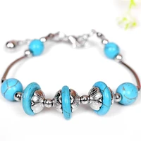fashion new natural stone bracelet for women boho cute girls stone beads bracelet female bohemian jewelry party gift