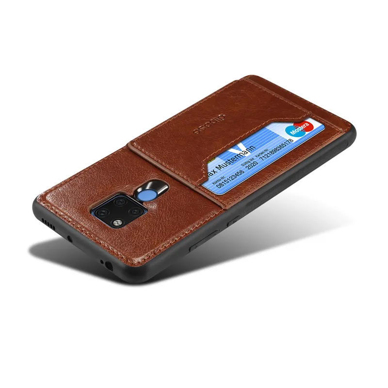 Для huawei mate 20X чехол Роскошный из искусственной кожи держатель для карт Стенд Автомобильный Магнит чехол mate 20 X чехол mate 30 pro Чехол 20 Pro Lite чехол