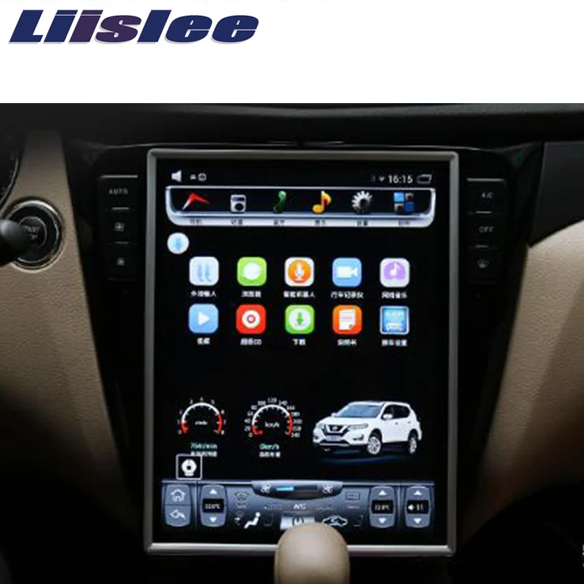 Liislee 2 din Android для Nissan Qashqai Rogue Sport 2013~ большой экран Автомобильный мультимедийный плеер gps навигация Радио Carplay