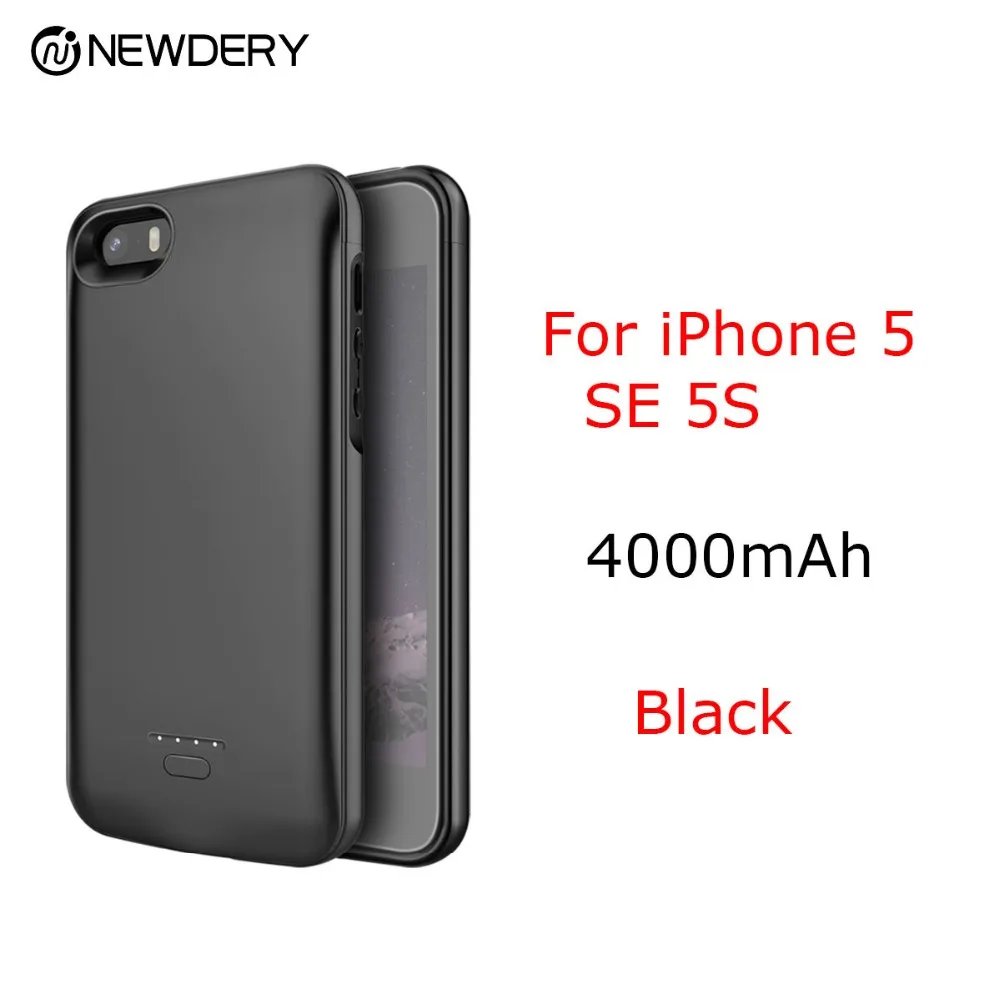 Чехол NEWDERY для iPhone X, XS, XR Max, 7+ 8+ SE, 5, 5S, 5500 мА/ч, чехол для iPhone 5, 10, 6 S, 7, 8 Plus