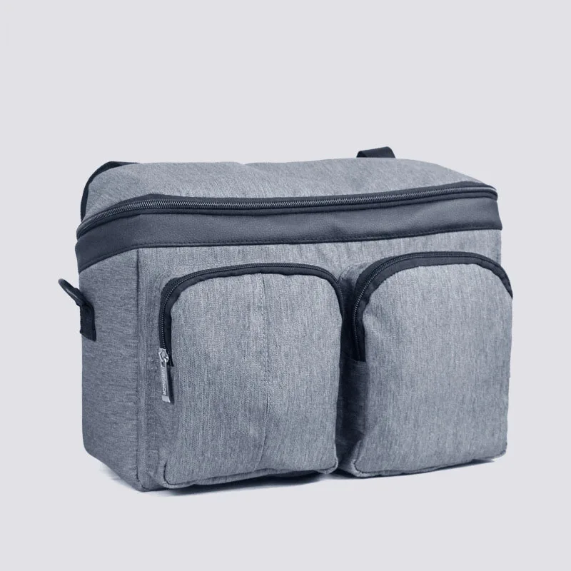 gray TI401 Сумка для подгузников для детских вещей, подвесная сумка для подгузников, органайзер для коляски, рюкзак на колесиках для мам, сумка для хранения бутылок - Цвет: gray TI401
