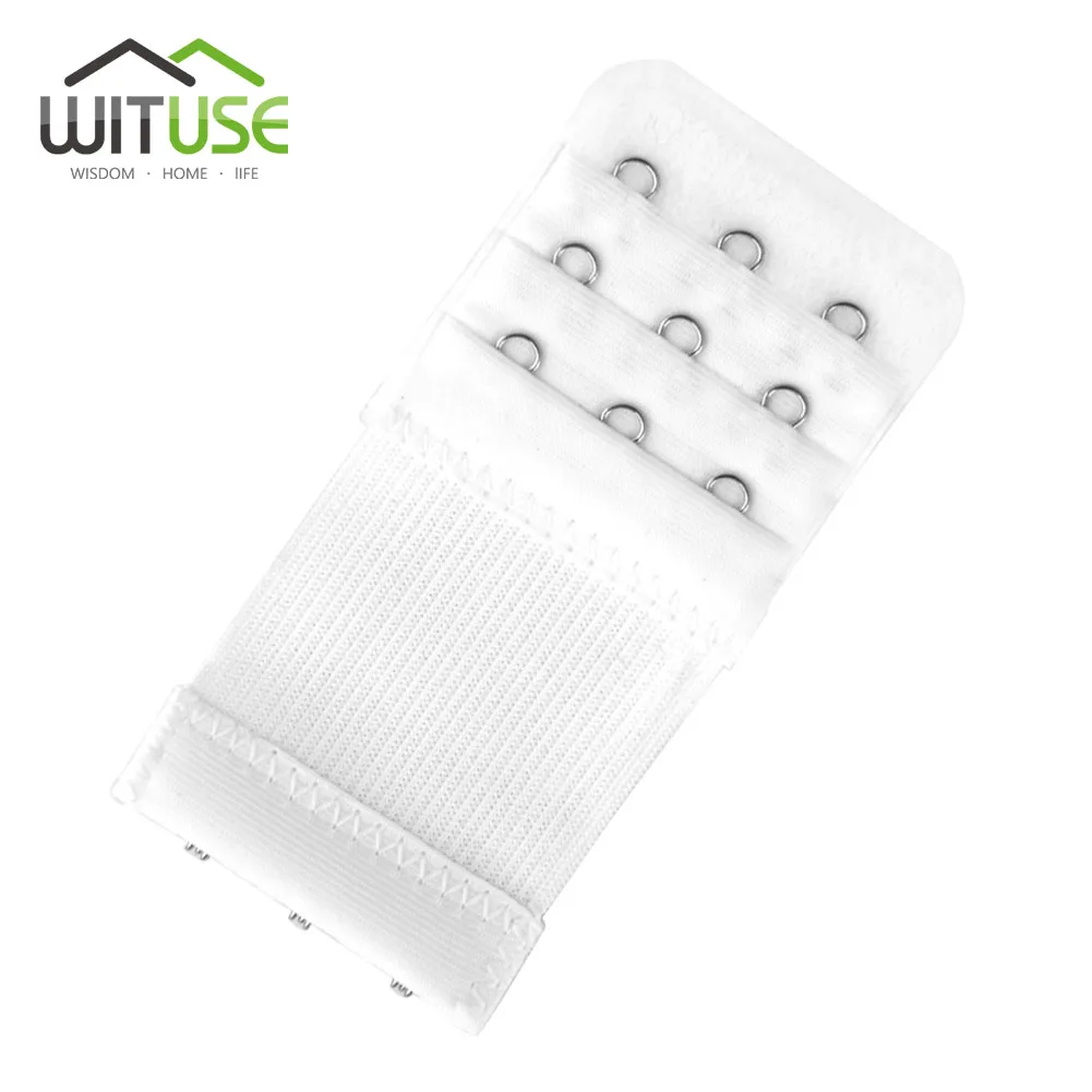White 3 Hooks Женские расширители для бюстгальтера, 3 ряда, регулируемое нижнее белье для женщин, удлиненные инструменты, сменная застежка, инструмент для шитья, аксессуары для интима - Цвет: White 3 Hooks