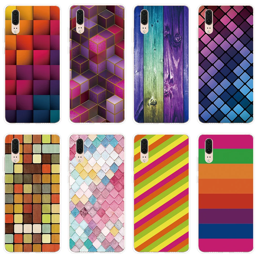 Phone case For Huawei P10 P20 P30 Lite Pro P Smart 2019 Plus Cover Colours Diamond Soft Shell P8 P9 2017 Case |