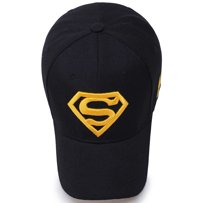 Мужская женская летняя бейсболка Snapback Герой Супермен вышивка солнцезащитная