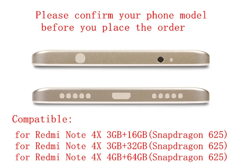 Для Xiaomi Redmi Note 4X 3 ГБ 32 металлический аккумулятор задняя крышка двери корпус