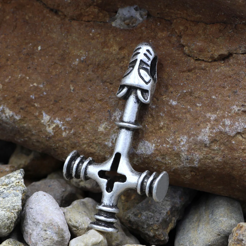 Youe shone Thor's hammer olaf wolf cross mjolnir кулон ювелирные изделия для викинга norse ожерелье