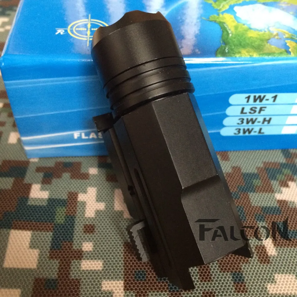 Светодиодный тактический фонарик пистолет для стрельбы 600 люмен 20 мм|airsoft tactical