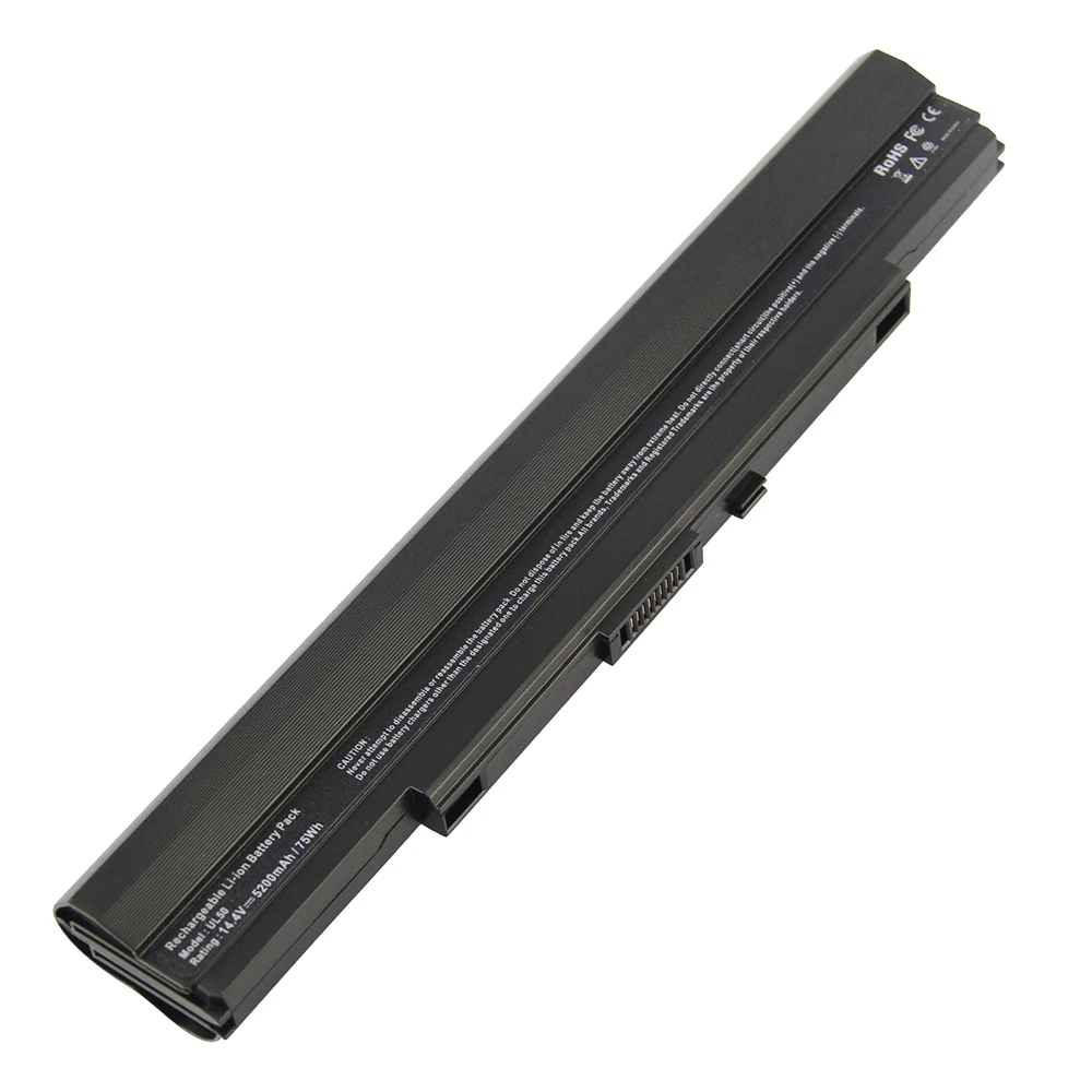 Аккумулятор для ноутбука Asus 5200 мАч фонарь A31 U30 U30J U33 U33J U35 U35J U43 U45 U52 U53 UL30 UL50 UL80 UL80V