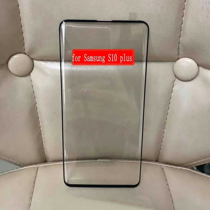 100pcs 3D Curved Edge Full Cover Tempered Glass Film Screen Protector for Samsung Galaxy S10 lite plus With Cleaning Cloth | Мобильные