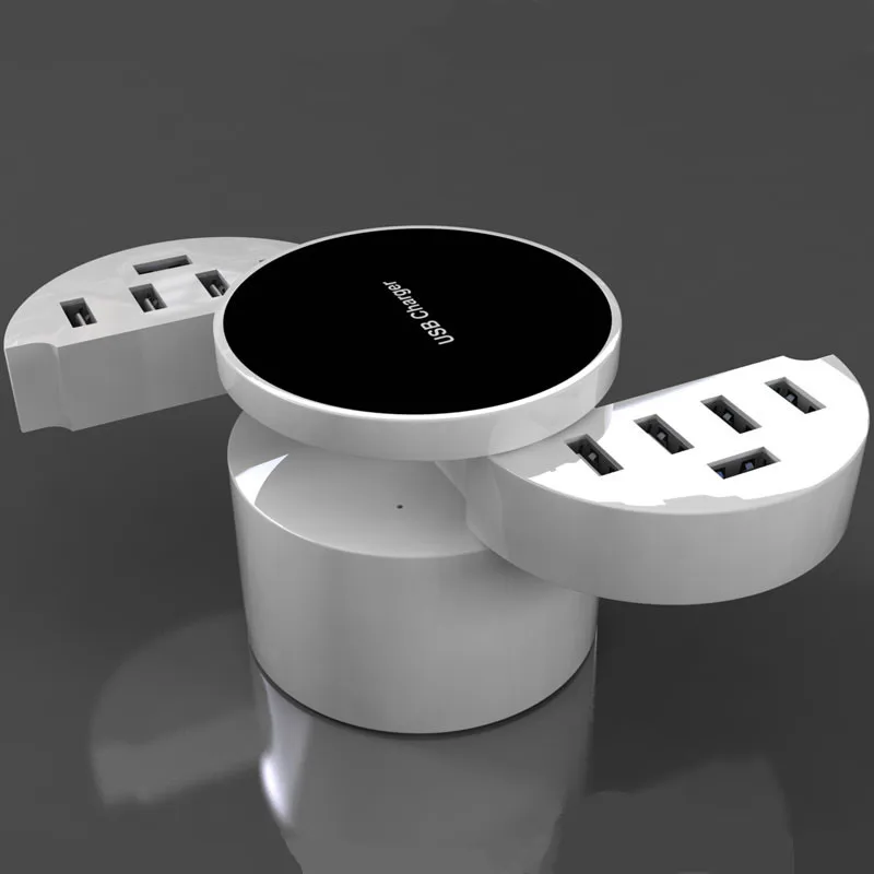 HKHUIBANG зарядное устройство с 10 usb портами складная адаптерштепсельная вилка