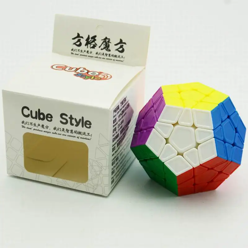 Lefun Wumofang Megamin Cube x скульптура Stickerless профессиональная скорость Волшебный Куб Головоломка Развивающие игрушки для детей