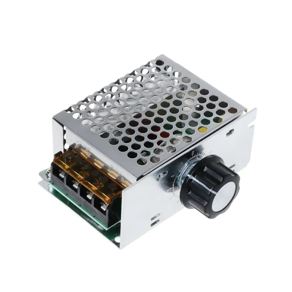 AC 220 V 4000 W высокой мощности SCR регулятор скорости Электронный регулятор напряжения