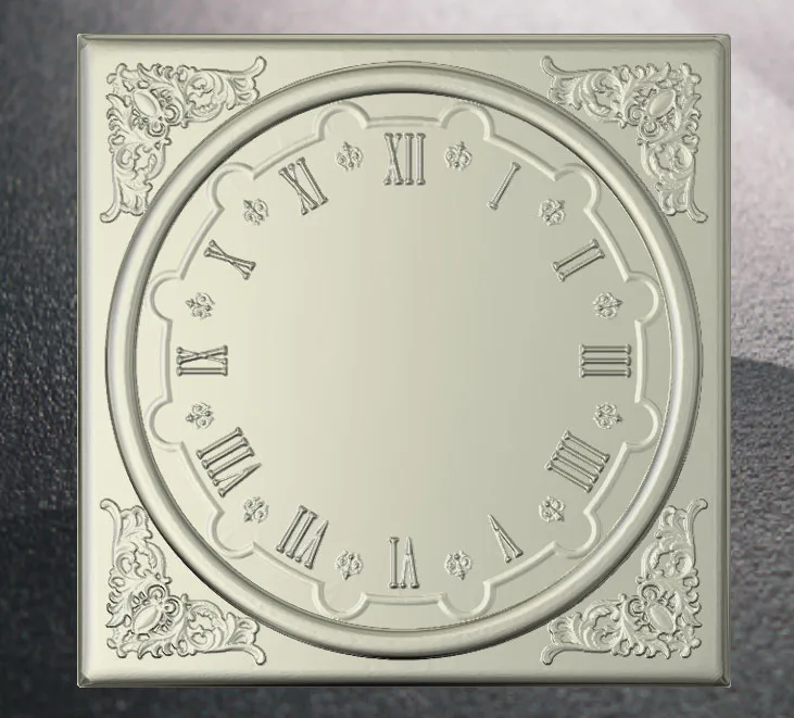 Часы 3D рельефная модель STL для ЧПУ маршрутизатора резьбы гравировки artcam типа 3 aspire