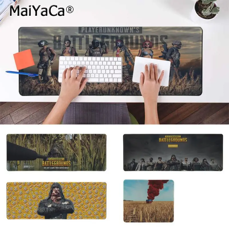 

Maiyaca 2019 Новый PUBG офисные мыши геймер мягкий коврик для мыши резиновый ПК компьютерный игровой коврик для мыши