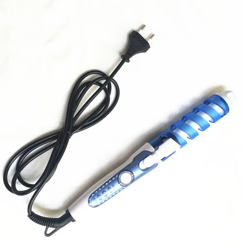 Магия для Rizador De Pelo Curl Инструменты для волос с роликовым винтом щипцы для завивки Тэйлор - Цвет: blue