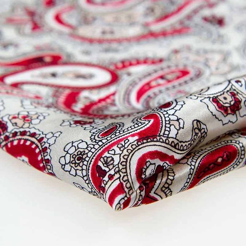 Женский шарф из 100% шелка с узором пейсли шелковый бандана 2019 | Аксессуары для