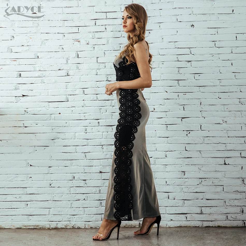 ADYCE женское облегающее платье Vestidos Verano 2019 роскошное подиумное сексуальное на
